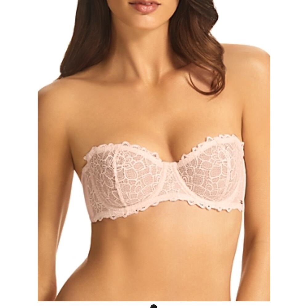 Brand New Fine Lines Women's Size 32 Bliss Pink Converted 4 Way Strapless Bra